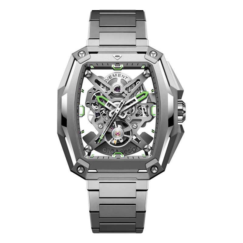 Montre Hunter Titanium Silver Z041-TT01-1T - Ciga Design