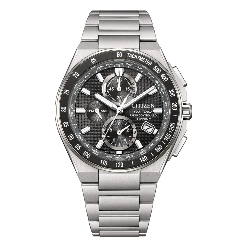 Montre Radio Controlled Super Titanium Eco-Drive AT8390-55E - Citizen