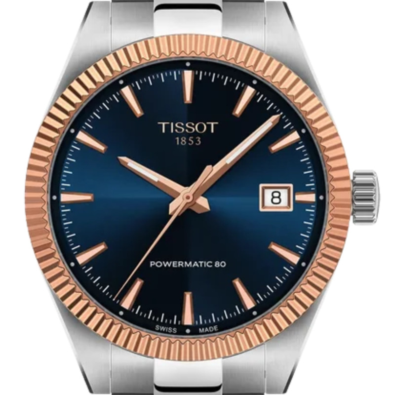 Montre Gentleman Gold Bezel T934.807.41.041.00 - Tissot