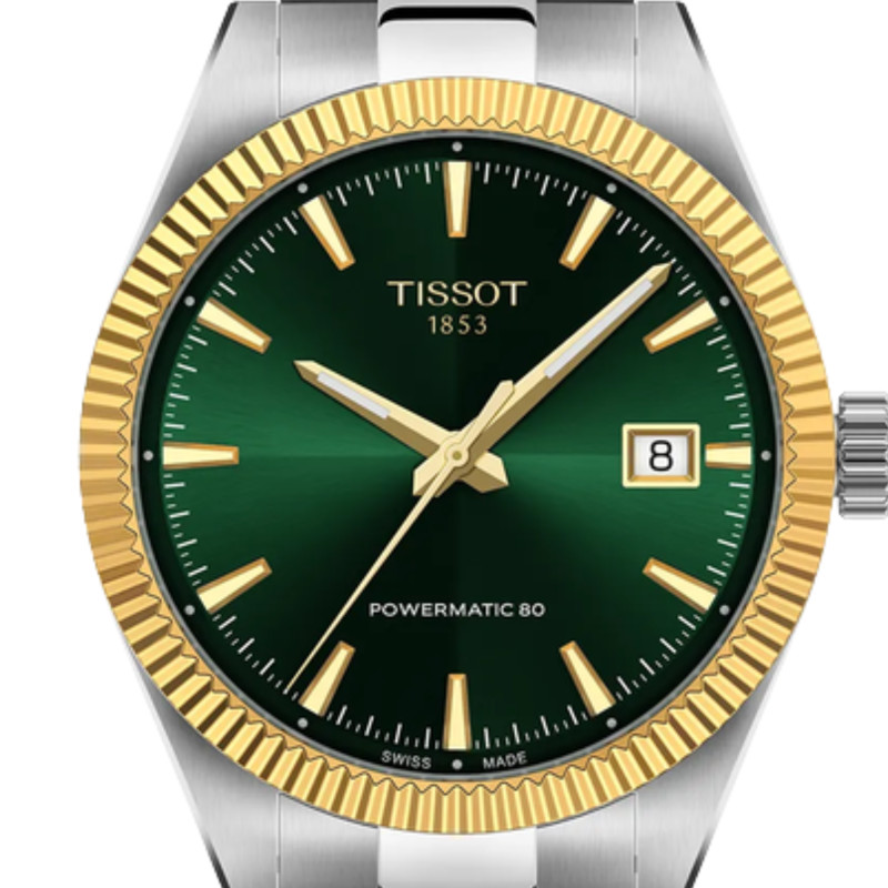 Montre Gentleman Gold Bezel T934.807.41.091.00 - Tissot