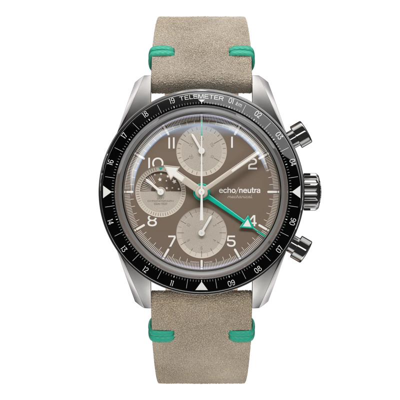 Montre 1956 Chrono GMT Cappuccino - Echo/Neutra