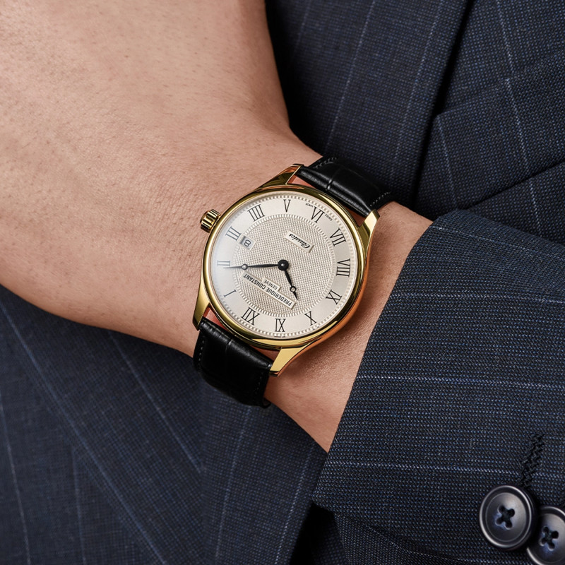 Montre Classics Slimline Midsize Date FC-220CR5B5 - Frédérique Constant