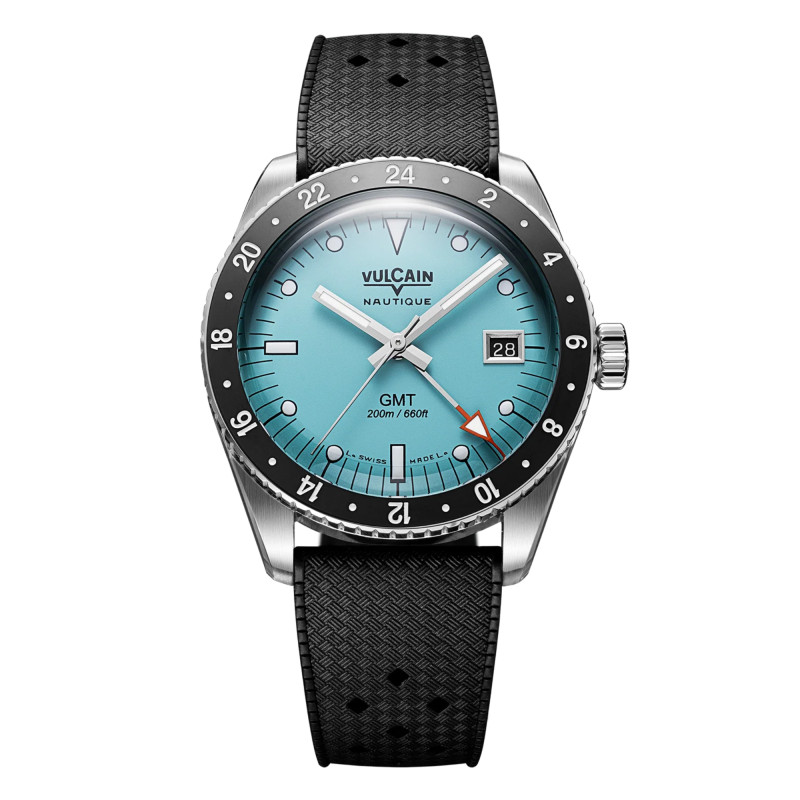 Montre Skindiver GMT Turquoise 680174BM7.BAR200 - Vulcain