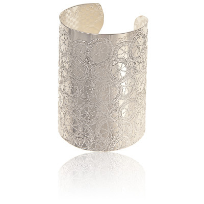 Bracelet Manchette En Argent 925 - Forme Ellipse - Occasion Très Bon état